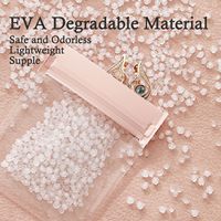 Sacs à bijoux anti-ternissement personnalisés pour le voyage et le rangement, petites pochettes transparentes en EVA pour organiser les bagues, les boucles d'oreilles et les chaînes en or et en argent