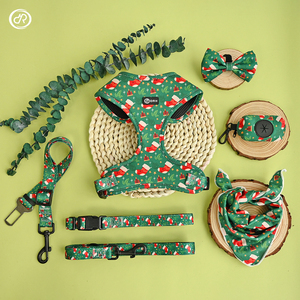 OKKPETS ransel cetakan hewan Neoprene, Harness anjing hewan peliharaan dapat disesuaikan modis ramah lingkungan lembut nyaman - Product Image 4