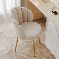 Fauteuil de loisirs pliable de luxe style crème avec dossier solide pour chambre, salon, appartement et hôtel