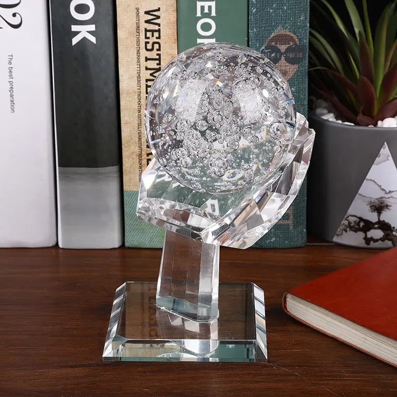 ¡Producto en oferta! ¡oferta! Premio de cristal de manos de cristal óptico para Bola de 10cm YearsCrystal