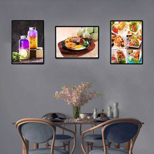 Mỏng A1 QUẢNG CÁO ánh sáng Hộp Panel tường cho nhà hàng <span class=keywords><strong>LED</strong></span> menu A4 kích thước với khung nhôm <span class=keywords><strong>LED</strong></span> hộp đèn - Product Image 3