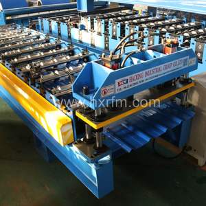 Automatische Aluminium Trapez profil Stahldach walzen form maschine Dach blech herstellungs maschine - Product Image 5