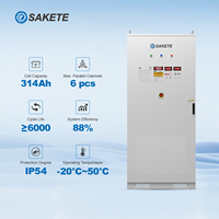 Système de stockage d'énergie de batterie extérieur tout-en-un avec refroidissement par air, 300 kW, 500 kW, 261 kWh avec onduleur hybride 220 V pour usage commercial