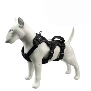 Arnés para perro, estilo chaleco, con corte en forma de rey, estampado de leopardo, reflectante, para razas medianas a grandes como el Shiba Inu - Product Image 1