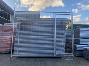 Valla Temporal de Acero al Carbono de 6 Pies de Altura, Rectangular, Acabado Galvanizado, para Obras de Construcción, Estilo Moderno, Valla Temporal Australiana - Product Image 4