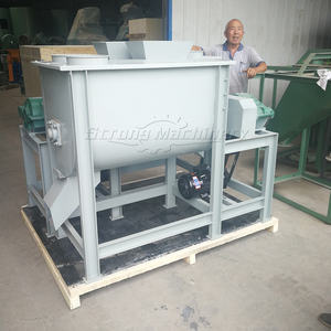 1000 Kg/h Maquinaria mezcladora de alimentación Máquina mezcladora horizontal - Product Image 4