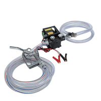 Pompe de carburant électrique portable 12V 24V 550W, kit de transfert d'huile et kerosene, fonctionne à piles