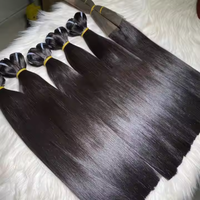 Fournisseur en gros de mèches de cheveux humains vierges vietnamiens bruts, lisses comme des baguettes, et de mèches indiennes, pour extensions de tissage en vrac