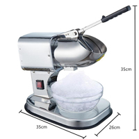 Machine à glace pilée électrique commerciale en acier inoxydable de fabrication chinoise pour bars, fêtes, maison, cuisine, desserts glacés