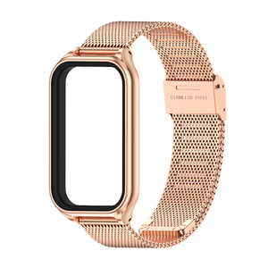 สำหรับ Band8อัจฉริยะ Xiaomi ที่ใช้งานอยู่/สำหรับ Band2 redmi สายรัดแบบ <span class=keywords><strong>Milanese</strong></span> พร้อมหัวเข็มขัด - Product Image 1