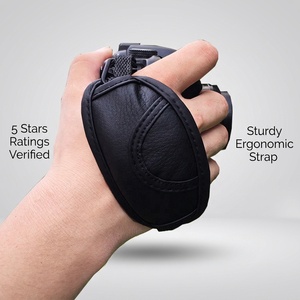 Sangle de poignet ergonomique robuste pour appareils photo reflex numériques avec poignée souple en PU et plaque en <span class=keywords><strong>plastique</strong></span> à vis 1/4 pouce - Product Image 1