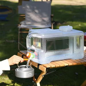 Contenedor de Agua Transparente para Acampar al Aire Libre, Tanque para Vehículos, Contenedor Portátil de Agua Potable - Product Image 5