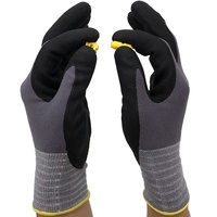 Gants de travail en nylon et spandex nitrile flexibles et sans couture 15/18G, ultra fins, respirants, avec une excellente adhérence, pour l'assemblage et la manipulation de précision