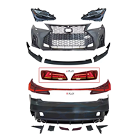 Kit carrosserie compatible avec Lexus IS250 2006-2012, compatible avec le style F Sport 2021, pare-chocs, grille en maille, feux LED, ensemble de modification