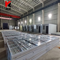 Maison préfabriquée étanche 40 pieds 20 pieds Conteneur piscine 75 mm 100 mm Maison pliable