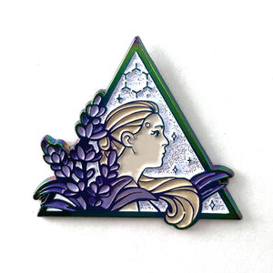 Özel gökkuşağı kaplama emaye pimleri tam Glitter Glow koleksiyonlar için özel sert yumuşak emaye kuş pimleri - Product Image 5