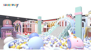 Peralatan bermain lembut anak-anak Peralatan tempat bermain dalam ruangan komersial untuk pusat hiburan permainan - Product Image 3