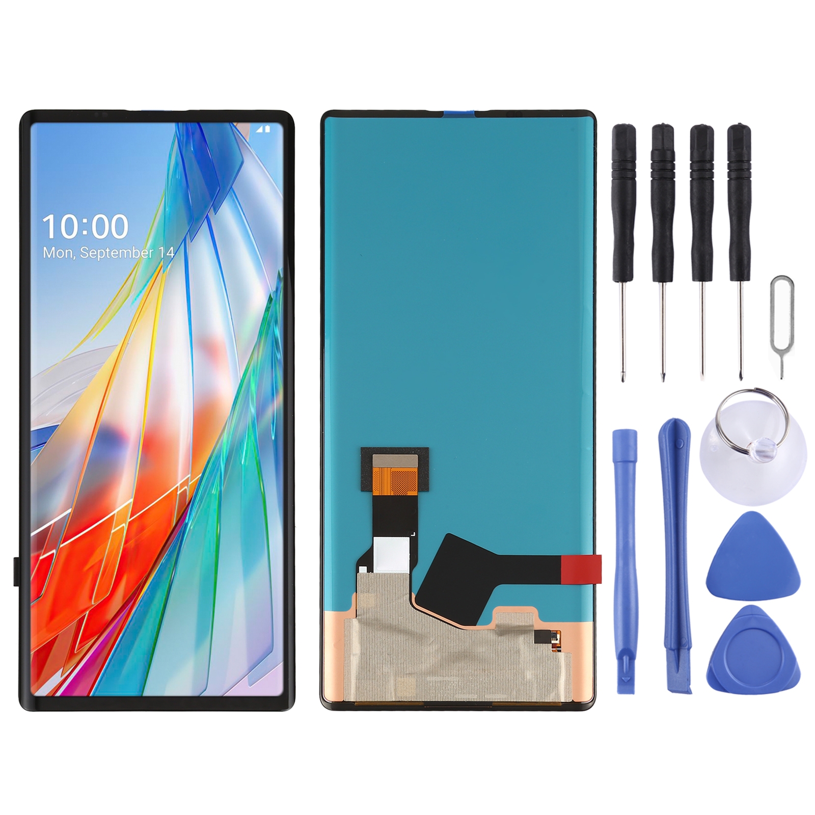 Мобильный телефон ЖК-дисплей экран для LG крыло 5G LMF100N / LM-F100N / LM-F100V сменный телефонный ЖК дисплей Pantalla De cecular