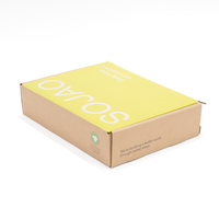Boîte d'expédition en carton ondulé personnalisée, design moderne et épuré, résistante aux chocs, emballage pour produits de sommeil, pour l'expédition e-commerce