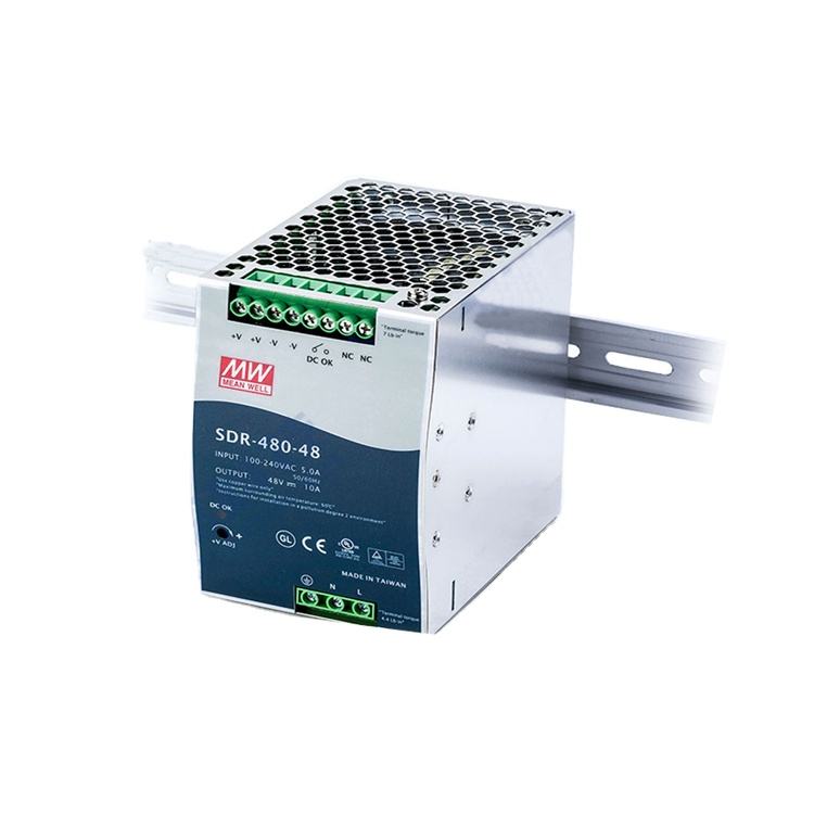 Meanwell 24VDC Din Rail Power Supply SDR-480-24 480W 24V 20A Single ...