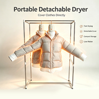Machine à repasser les vêtements automatique, sécheuse à air chaud, mini fer à repasser pliable, sécheuse à vêtements portable, sécheuse à vêtements électrique