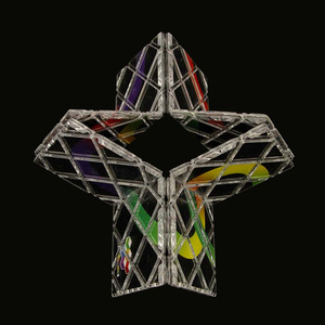 Cubo mágico de juguete para rompecabezas, bloque transformable de 8 piezas, estimulante para el cerebro, para adolescentes de 7 a 14 años, unisex, negro, 16x8cm - Product Image 1