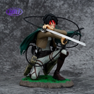 Attacco al titano Cosplay <span class=keywords><strong>Levi</strong></span> Figure Ackerman ornamento bambola Pvc Action Figure <span class=keywords><strong>Anime</strong></span> - Product Image 4