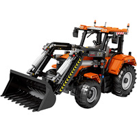 Bloques de Construcción Reobrix, Tractor de Carga 22024, 1496 Piezas, Versión Dinámica, Modelo de Ingeniería, Juguete para Niños de 8 a 13 Años