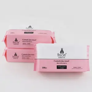 Toalla facial desechable de algodón, toallitas faciales de limpieza diaria, quitamanchas de maquillaje cosmético