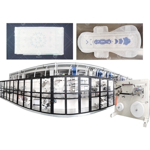 Machine de fabrication automatique de serviettes hygiéniques à faible coût, machines de fabrication de serviettes, prix des machines de fabrication automatiques de serviettes hygiéniques - Product Image 1