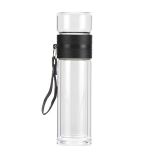 <b>Tea</b> Master Double Wall Glass Cup With <b>Infuser</b> <b>Tea</b> Water Separation 500Ml Business Gift - Product Image 5