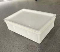 Bac de stockage commercial durable ZBX pour cuisine, bac à pâtisserie en plastique, boîte de levage de pâte à pizza pour la restauration et le traiteur