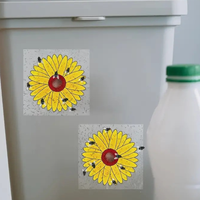 Piège à mouche en plastique de fleur de fenêtre de piège transparent écologique non toxique de colle de mouche