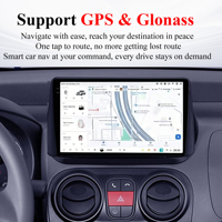 Lecteur DVD de voiture Android intelligent pour Fiat Fiorino Qubo, Citroën Nemo, Peugeot Bipper 2008 - 2017, écran multimédia radio