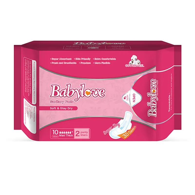 3D Leak-guard Maxi Thick Lady Care Sanitary Pads Private Label, Super Soft Super Dry Surface Mint Brand Name Sanitary Napkin