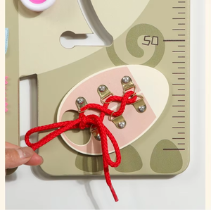 Jouet en bois éducatif multifonctionnel non toxique pour enfants, développement des capacités motrices, jouet d'<span class=keywords><strong>apprentissage</strong></span> écologique pour tout-petits, jouet en bois Montessori - Product Image 5