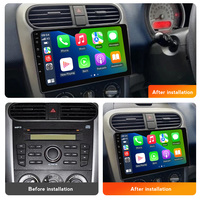 MEKEDE Autoradio Multimédia Écran Tactile IPS 4 cœurs 2+32 Go FM pour Opel Agila 2008-2014 Suzuki Splash Ritz 2008-2012
