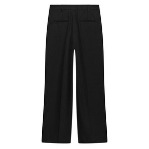 Pantalones Anchos Plisados de Cintura Alta para Mujer, Estilo Relajado, con Caída Fluida, Personalizados 2026, OEM/ODM, Pantalones Casuales Vintage - Product Image 4