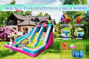 Flamingo <b>Inflatable</b> Bouncer House of Bouncing Castle for Kids Children NB-93008 <b>Inflatable</b> Bouncer Flamingo <b>Inflatable</b> Bouncer H - Product Image 2