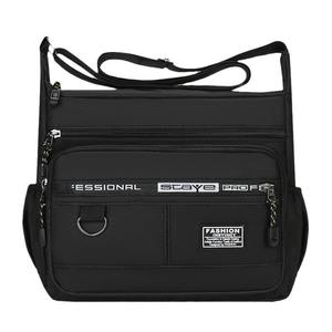 Bolso de hombro de gran capacidad para hombre, <span class=keywords><strong>mochila</strong></span> impermeable resistente al desgaste, bandolera informal de negocios con múltiples bolsillos para hombre - Product Image 2