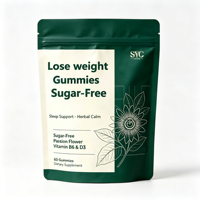 Gummies SYC BIO sans sucre pour la gestion du poids, 60 unités, avec mélatonine et L-théanine pour le soutien du sommeil, à base de plantes, bien-être quotidien