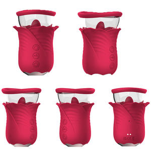 Rosa chupando lengua lamiendo huevos saltadores de gama alta clítoris femenino pezón burlas orgasmo masaje masturbador juguetes sexuales - Product Image 2