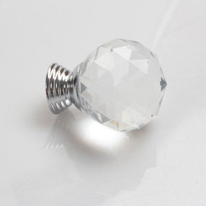 Crystal Clear Diamond Cabinet Drawer Handle <b>Draw</b> Jewellery Knobs Door Handles Dressing Table Knob - Product Image 3