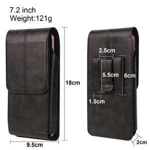 Étui multifonction universel pour téléphone portable avec clip ceinture, en cuir PU, sacoche de ceinture avec porte-cartes pour <span class=keywords><strong>iPhone</strong></span> et Samsung - Product Image 2