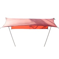 Bâche de camping extérieure grande taille, imperméable, pour hamac, protection anti-UV, abri solaire de plage, ultralégère et portable