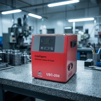 Limpiador ultrasónico de inyectores de combustible USC-200 2L con control inteligente de temperatura