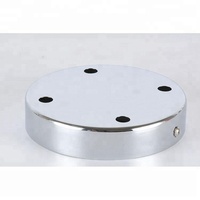 Plaque de plafond à 4 trous pour lampe suspendue, base de châssis de luminaire, accessoires d'éclairage, abat-jour de lustre