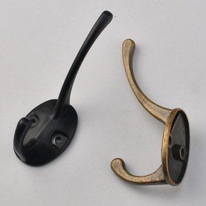 Modern Minimalist Wall <b>Hooks</b> Zinc Alloy Round Black Bronze Coat Cap Hanger Wardrobe <b>Kitchen</b> Bedroom Bathroom Entryway Mounting - Product Image 2