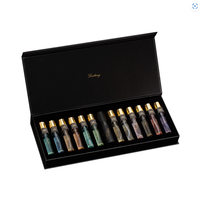 Boîtes cadeaux personnalisées pour parfums, fermeture magnétique, carton rigide, écologiques, pelliculage mat, doublure en éponge, échantillon de parfum