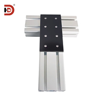 Plaque de connexion verticale 2020 2/4/6/8 trous Fixation de connexion de renfort de profil en aluminium 4040